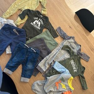 Baby Boy 3-6 Month Clothing Lot – 10 Pieces